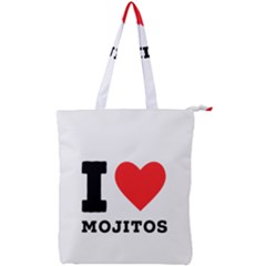 I Love Mojitos  Double Zip Up Tote Bag by ilovewhateva