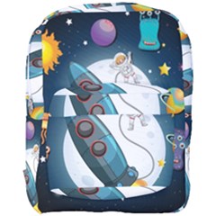 Spaceship-astronaut-space Full Print Backpack by Salman4z