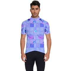 Seamless-pattern-pastel-galaxy-future Men s Short Sleeve Cycling Jersey by Salman4z