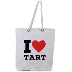 I Love Tart Full Print Rope Handle Tote (large) by ilovewhateva