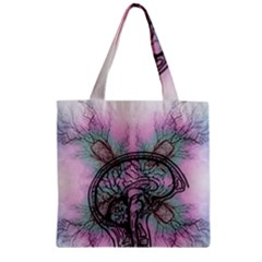Tourette Syndrome Epilepsy Brain Zipper Grocery Tote Bag by pakminggu