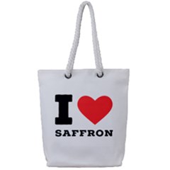 I Love Saffron Full Print Rope Handle Tote (small) by ilovewhateva