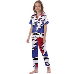 Grateful Dead Kids  Satin Short Sleeve Pajamas Set by Mog4mog4