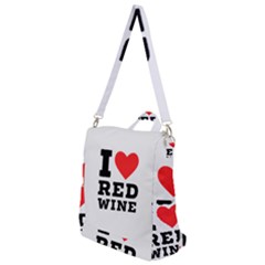 I Love Red Wine Crossbody Backpack by ilovewhateva