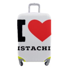 I Love Pistachio Luggage Cover (small) by ilovewhateva