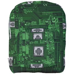 Technology Computer Chip Electronics Industry Circuit Board Full Print Backpack by Bakwanart