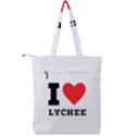 I love lychee  Double Zip Up Tote Bag View2
