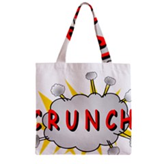 Comic-noise-paleness-explosion Zipper Grocery Tote Bag by 99art