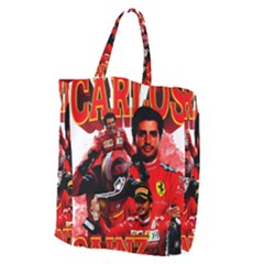 Carlos Sainz Giant Grocery Tote by Boster123