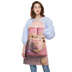 Cookies Valentine Heart Holiday Gift Love Pocket Apron by Ndabl3x