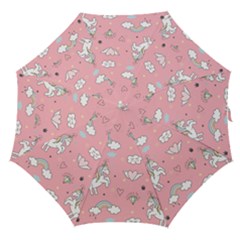 Cute-unicorn-seamless-pattern Straight Umbrellas by Vaneshart