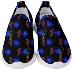 Background Pattern Graphic Kids  Slip On Sneakers by Vaneshop