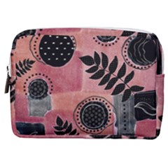 Abstract Pattern Floral Wall Art Make Up Pouch (medium) by Vaneshop