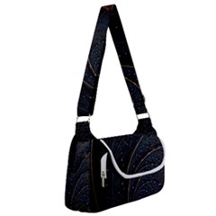 Abstract Dark Shine Structure Fractal Golden Multipack Bag by Vaneshop