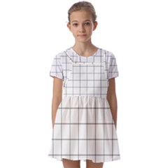 Mesh Kids  Short Sleeve Pinafore Style Dress by zhou