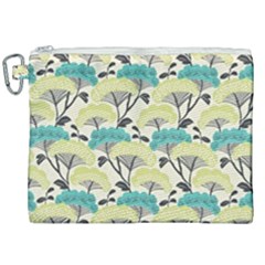 Flora Nature Color Japanese Patterns Canvas Cosmetic Bag (xxl) by Cowasu