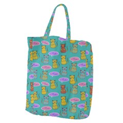Meow Cat Pattern Giant Grocery Tote by Amaryn4rt