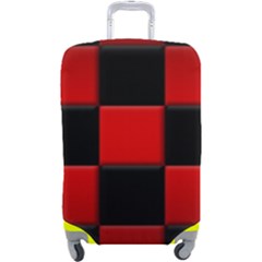 Black And Red Backgrounds- Luggage Cover (large) by Amaryn4rt