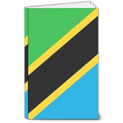 Flag Of Tanzania 8  X 10  Softcover Notebook by Amaryn4rt