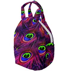 Peacock Feathers Color Plumage Travel Backpack by Celenk