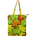 Fruit Food Wallpaper Double Zip Up Tote Bag View1