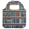 Bookshelf Premium Foldable Grocery Recycle Bag View2