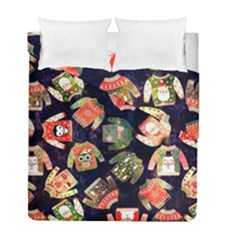 Ugly Christmas Duvet Cover Double Side (full/ Double Size) by uniart180623