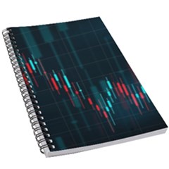 Flag Patterns On Forex Charts 5 5  X 8 5  Notebook by uniart180623