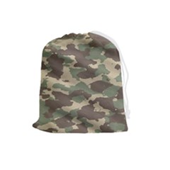 Camouflage Design Drawstring Pouch (large) by Excel
