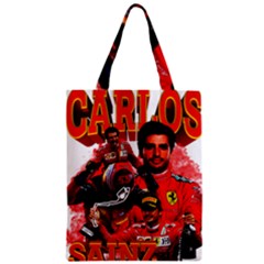 Carlos Sainz Zipper Classic Tote Bag by Boster123
