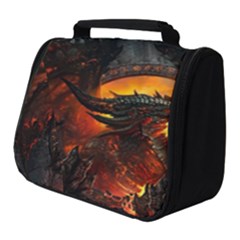 Dragon Art Fire Digital Fantasy Full Print Travel Pouch (small) by Bedest