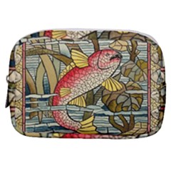 Fish Underwater Cubism Mosaic Make Up Pouch (small) by Bedest