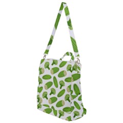 Vegetable Pattern With Composition Broccoli Crossbody Backpack by pakminggu
