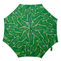 Golf Course Par Golf Course Green Hook Handle Umbrellas (large) by Cowasu