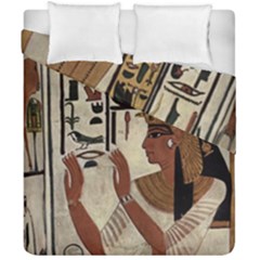 Hieroglyphics-goddess-queen Duvet Cover Double Side (california King Size) by Bedest