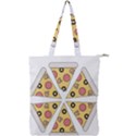 Pizza-slice-food-italian Double Zip Up Tote Bag View1