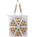 Pizza-slice-food-italian Double Zip Up Tote Bag View2