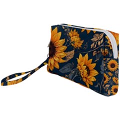 Flower Pattern Spring Wristlet Pouch Bag (small) by Bedest