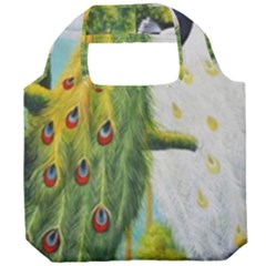 Peacock Art Foldable Grocery Recycle Bag by Grandong