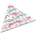 Halloween Pattern Wooden Puzzle Triangle View3
