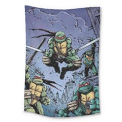 Teenage Mutant Ninja Turtles Comics Large Tapestry by Sarkoni