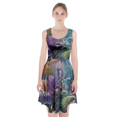 Abstract Blossoms  Racerback Midi Dress by Internationalstore