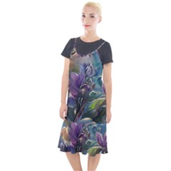 Abstract Blossoms  Camis Fishtail Dress by Internationalstore