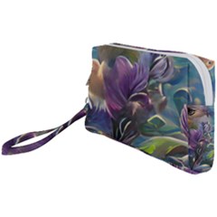 Abstract Blossoms  Wristlet Pouch Bag (small) by Internationalstore