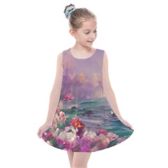 Abstract Flowers  Kids  Summer Dress by Internationalstore