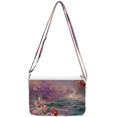 Abstract Flowers  Double Gusset Crossbody Bag by Internationalstore