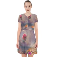 Floral Blossoms  Adorable In Chiffon Dress by Internationalstore