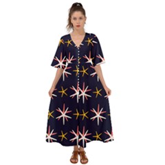 Starfish Kimono Sleeve Boho Dress by Mariart