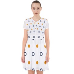 Abstract Dots And Circle Pattern T- Shirt Abstract Dots And Circle Pattern T- Shirt Adorable In Chiffon Dress by EnriqueJohnson