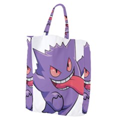 Purple Funny Monster Giant Grocery Tote by Sarkoni
